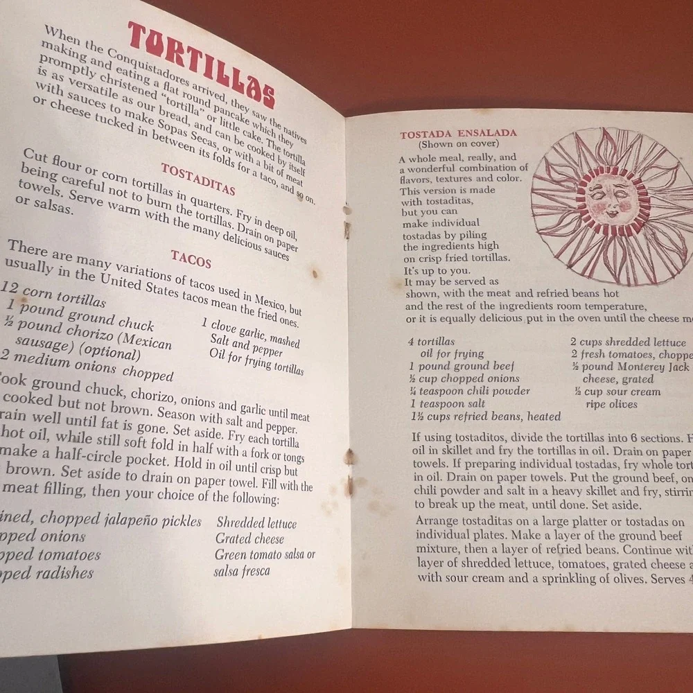 Vtg 1977 Sybils Guide to Mexican Cookery Cookbook Sybil Henderson 1st Edition